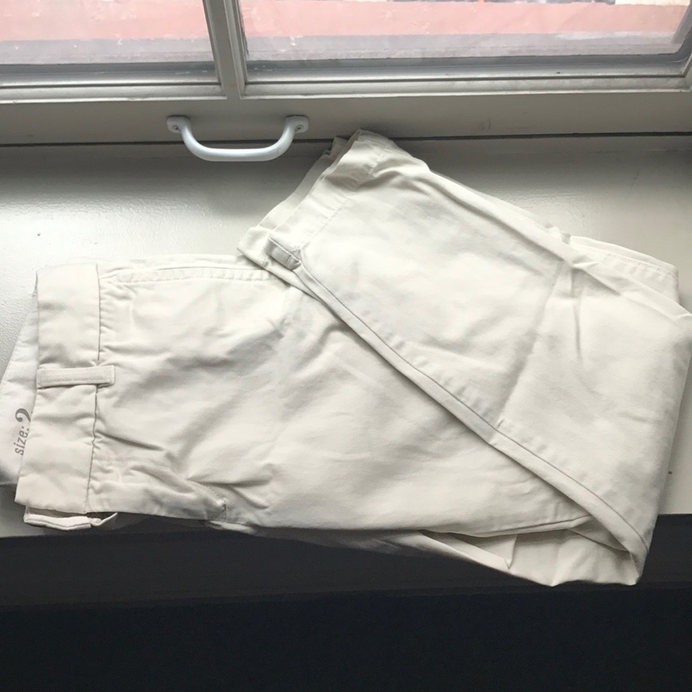 J Crew cream color pants